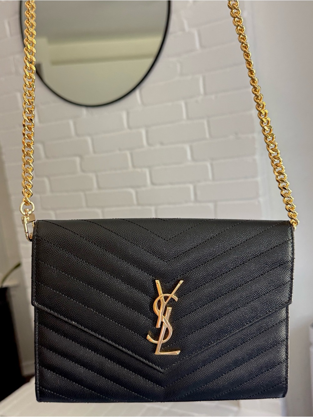 Saint Laurent YSL Cassandre Clutch Wristlet Bag - Picture 6 of 17